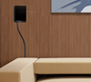 BT11 Stealth Home Cinema Speaker Stands - Height Adjustable - Lifestyle Image