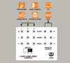 BT25 - 3-Way Audio Video Input Control - Instruction Diagram