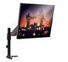 BT7382 - Full Motion Single Arm Flat Screen Desk Mount with Screen