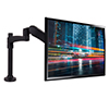 BT7383 Full Motion Double Arm Flat Screen Desk Mount - Back View