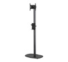 BT7401-01 - Flat Screen Stand with Bottled Sanitiser Cradle (Small Base)