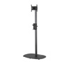 BT7401-02 - Flat Screen Stand with Bottled Sanitiser Cradle (Large Base)