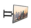 BT7515 Double Arm with Tilt and Swivel Flat Screen Wall Mount - Side View