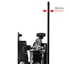 Adaptor arms are ultra-slim to keep the depth of the install to a minimum