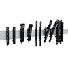Choice of fixed or tilting interface arms available to suit a range of installs