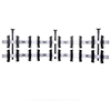 BT8343 - Universal Curved Videowall Ceiling Mount