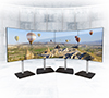 BT8376 - Curved Videowall Stand