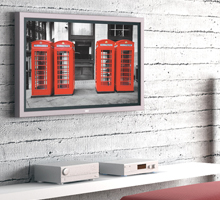 Universal Flat Screen Wall Mount for Large Screens - Lifestyle Image