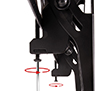 BT8431 - Security locking screws and Allen key provided for a secure installation