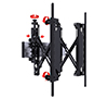Tool-less micro-adjustment at 8 points for seamless display alignment