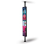 Fixed Wall and Pole mounted options are also available using System 2 poles, collars and ceiling & floor mounts