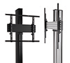 Maximum VESA fixing can be increased to 600mm using the included  adapter arms