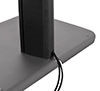 Integrated cable management for a neat and tidy finish