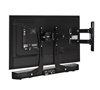 Ventry&trade; Universal Soundbar Mount - In use with BT7515 Double Arm Wall Mount
