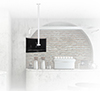 BT5952 - Dual fixing points allow back-to-back installations onto a single collar