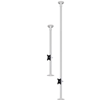 BT5962 - Mounts both a dome shaped cctv camera and a flat screen monitor from the ceiling