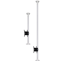 BT5964 - Mounts both a dome shaped cctv camera and a flat screen monitor from the ceiling