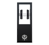 BT7006 - Black Back-To-Back Digital Signage Kiosk