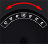 Angle guides help set the desired rotation of your screen