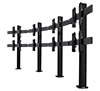BT8375 - Bolt Down Curved Videowall Stand in Black