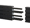 Multiple rail lengths available (rails can also be joined to create larger installs)