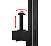 BT8414 - Height Adjustable Mounting Arms
