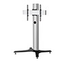 BT8705 - Premium Freestanding Single Screen UC Stand - Silver & Black