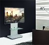 BTF810 1m TV Stand with 1 Shelf - Lifestyle