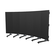 Curved dvLED Floor Stand
