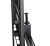 XRWALLF - Levelling screws allow adjustment of screen height