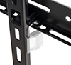 XRWALLFXL - Padlock tabs on arms for additional security (padlock not included)